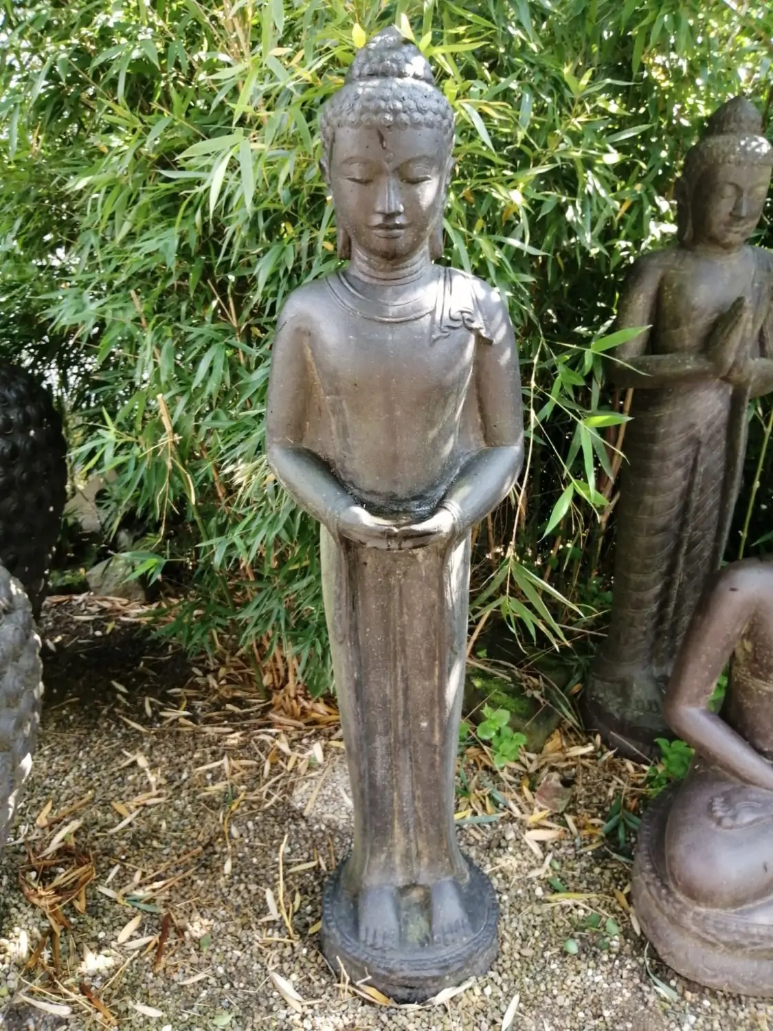 Product image 1 of the product “Buddha standing, cast stone, 151cm height ”